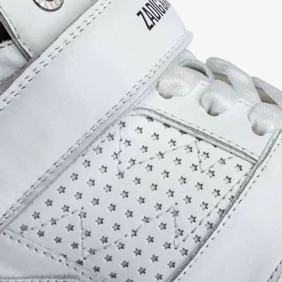 NWTs Zadig & Voltaire | ZV1747 Mid Flash Smooth Sneakers Size 41 - Picture 9 of 9